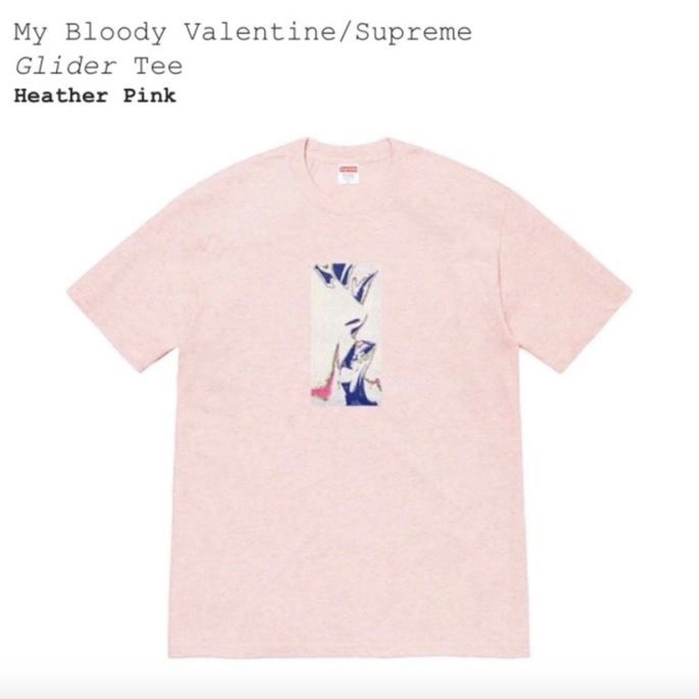 SupremexMy Bloody Valentine Glider Tee - Pink